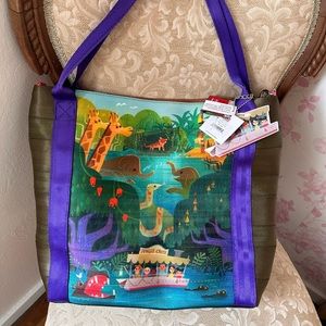 Harvey’s jungle cruise poster tote